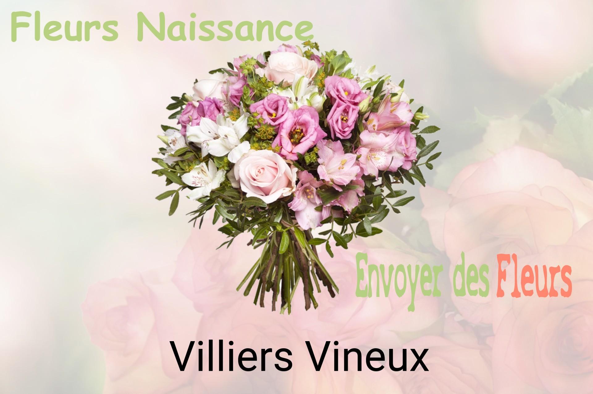 Bouquet de fleurs de naissance livré à Villiers-Vineux